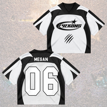 KATSEYE Wild Tour Sporty Purple Mixed Mesh Jersey für EYEKONS