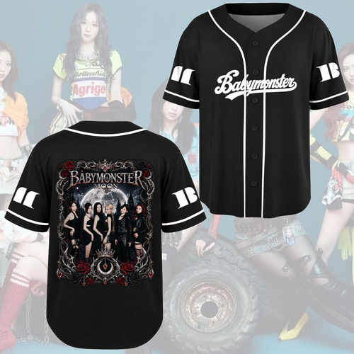 Fascinating The Choom World Tour Babymonster Vintage Baseball Jersey Gift for Fans