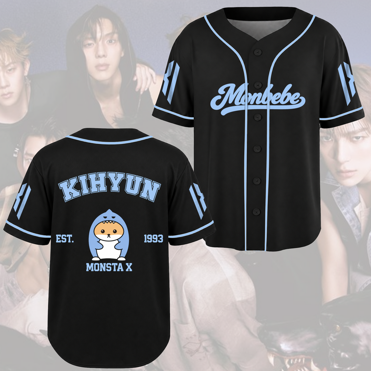 Monsta X World Tour The X Nexus Baseballtrikot Fan-Edition