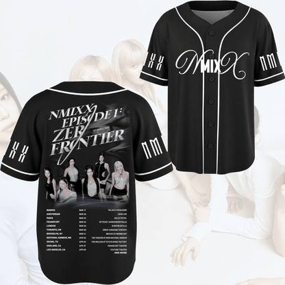 Nmixx 1st World Tour Episode 1 Zero Frontier Baseball Jersey