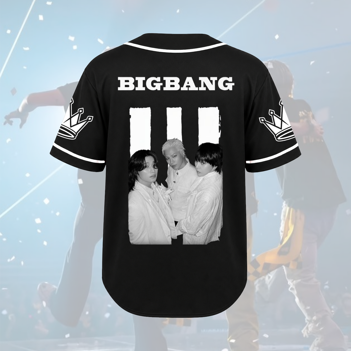 BIGBANG Crown Kpop Streetwear Baseballtrikot Geschenk für VIP