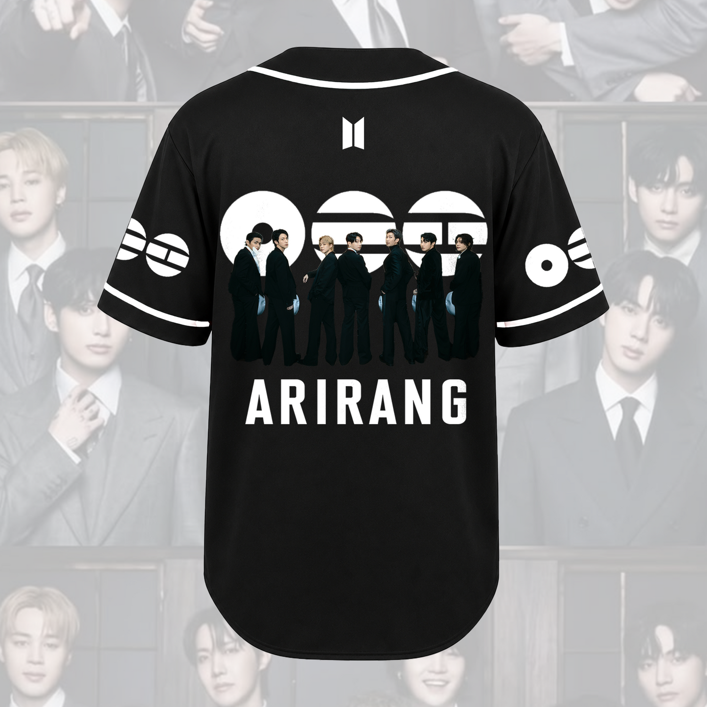 BTS Arirang World Tour Certified Certified Crackheads Baseball Jersey Funny Hip Hop Wear Fan Gifts