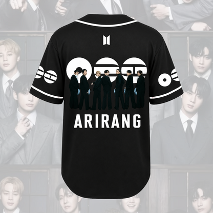BTS Arirang World Tour Certified Certified Crackheads Baseball Jersey Funny Hip Hop Wear Fan Gifts