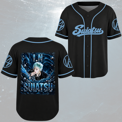 Vivid Suiatsu S.T.R.A.Y.K.I.D.S. Deep Ocean Baseball Jersey For Stay