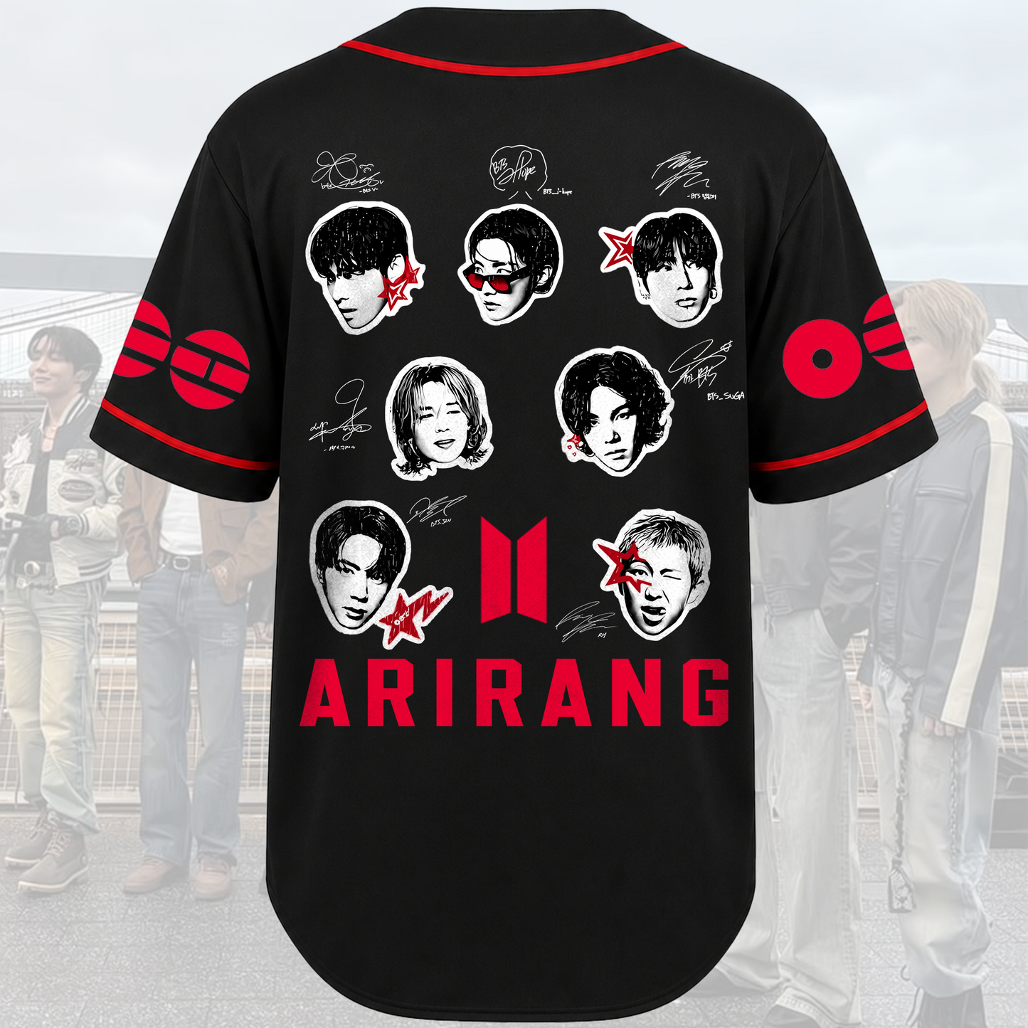 Bangtan Face To Face BTS World Tour Baseball Jersey Gift For Fans