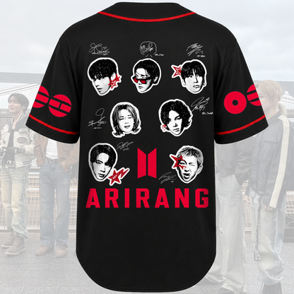 Bangtan Face To Face BTS World Tour Baseball Jersey Gift For Fans