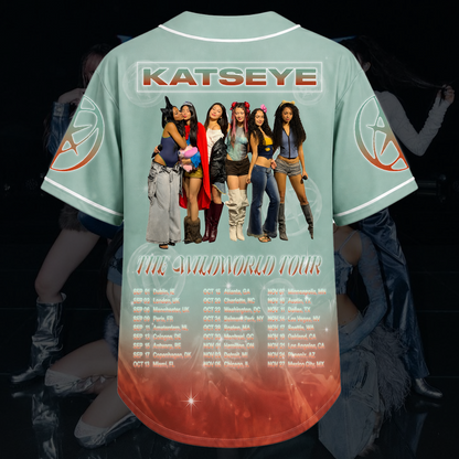 Dream Makers Katseye Wild Album The Wildworld Tour Baseball Jersey