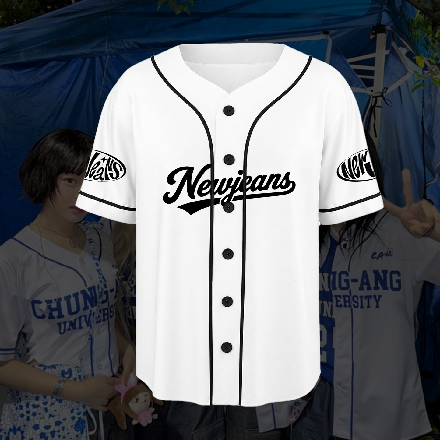 NewJeans Summer 2026 Concert Merch Casual Streetwear Baseball Jersey Fan Gifts