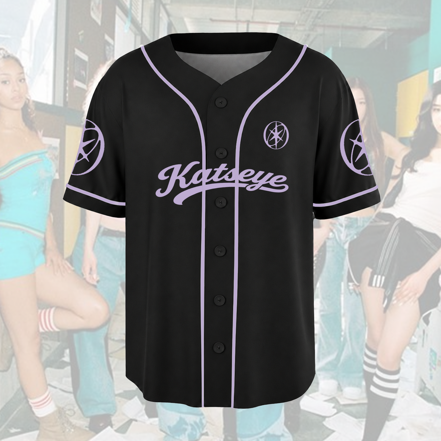 KATSEYE The Wildworld Tour Baseball Jersey Signatures Concert Merch Gift For Fans