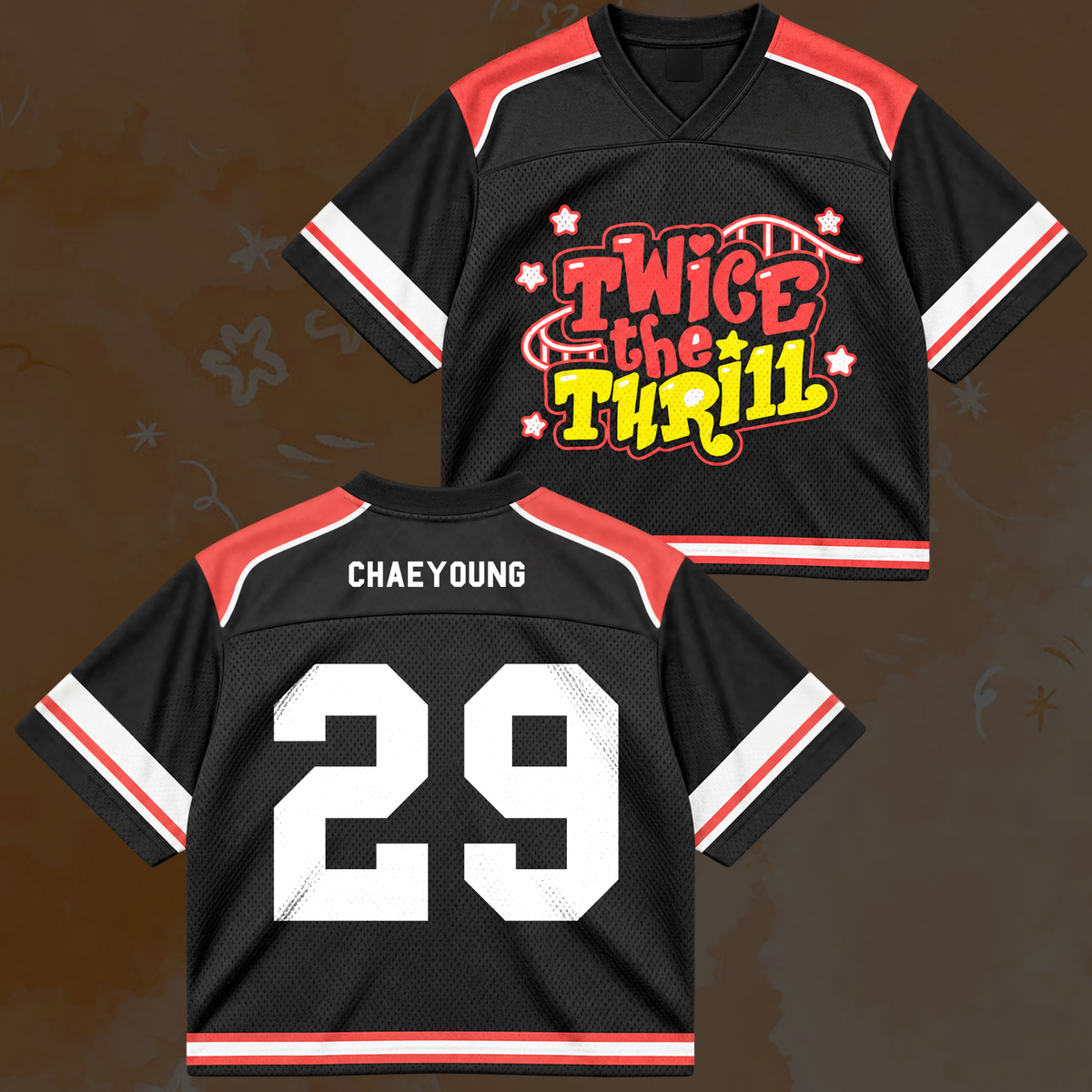 Twice This Is For North America World Tour Nordamerika Mixed-Mesh-Trikot