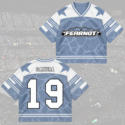 Dramatic Made My Night Fim Alis All Members Pastel Coquette Mixed Mesh Jersey For Fearnot