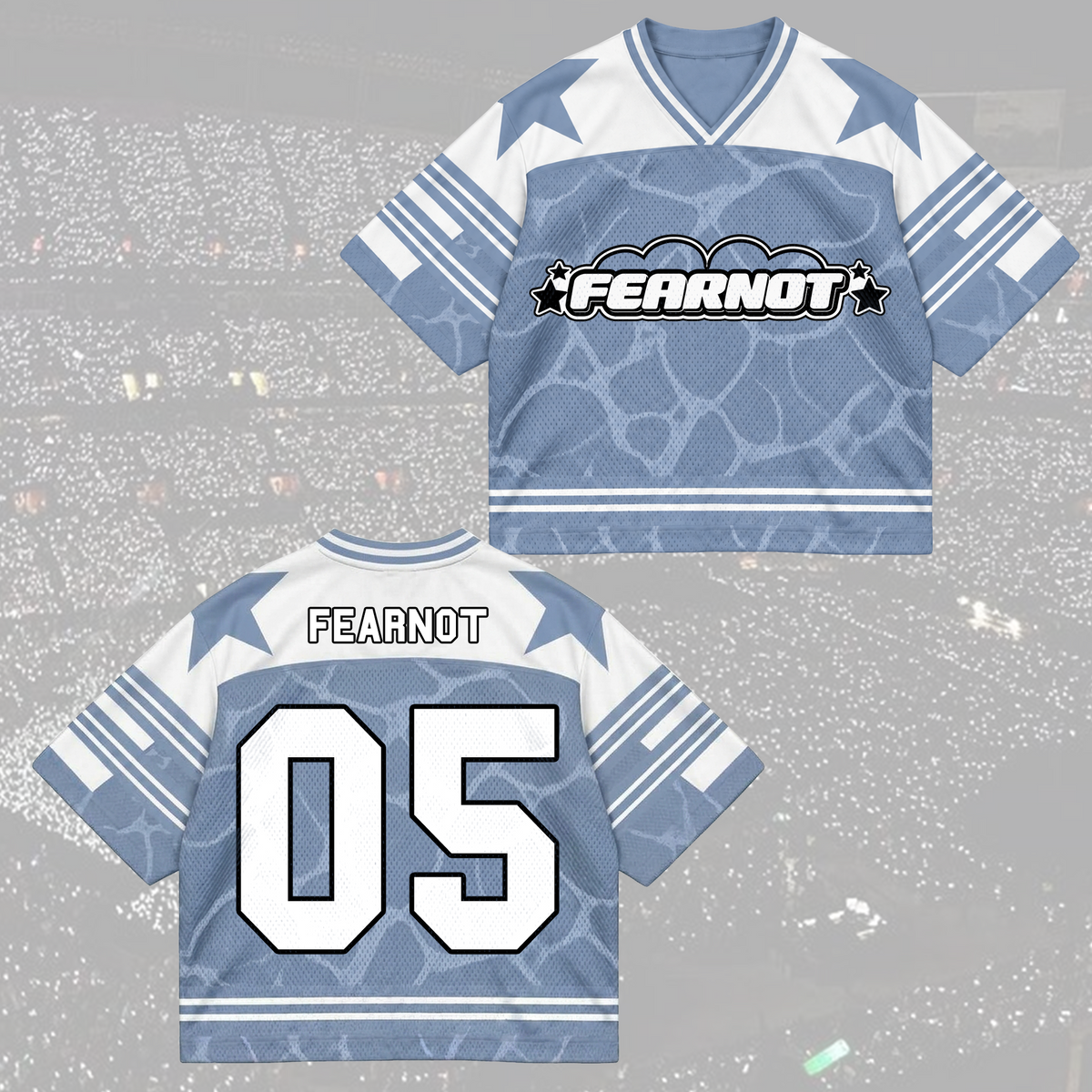 Dramatic Made My Night Fim Alis All Members Pastel Coquette Mixed Mesh Jersey For Fearnot