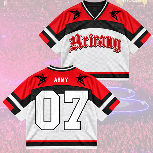 Untamed Arirang Army Club All Members Varsity Athletic Mixed Mesh Jersey For Fans