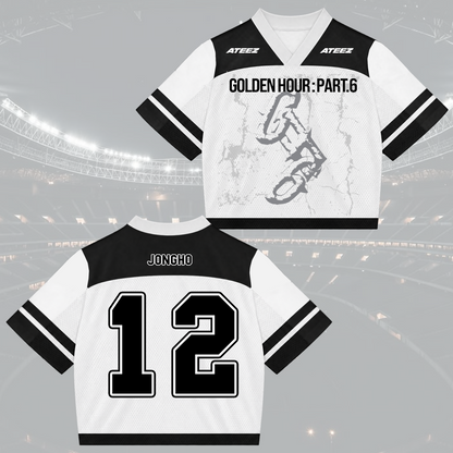 Dramatic Golden Hour Part 6 ATEEZ Mixed Mesh Jersey For Atiny