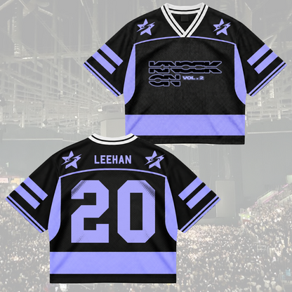 Fierce Knock On Onedoor Club All Members Cyber Grunge Mixed Mesh Jersey For Onedoor