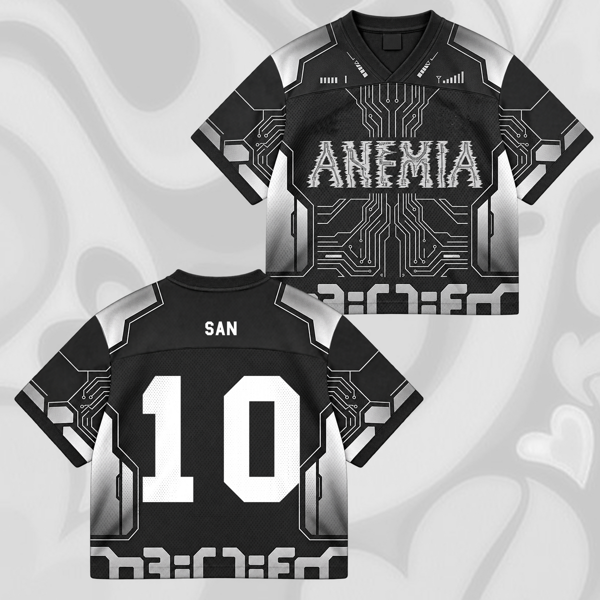 Anemia ATEEZ Golden Hour 6  Mixed Mesh Jersey Gift For ATINY Fans