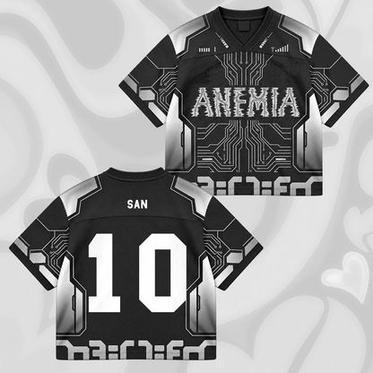 Anemia ATEEZ Golden Hour 6  Mixed Mesh Jersey Gift For ATINY Fans