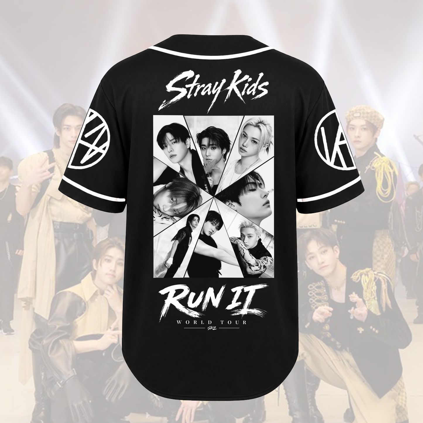 Stray Kids Run It Tour Jersey All Members Kpop Concert Outfit Fan Edition