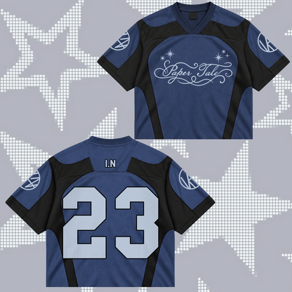 Fierce Paper Tale S.K.Z. Club All Members Futuristic Mixed Mesh Jersey For Stay