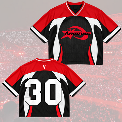 Vivid Arirang Army Club All Members Cyber Grunge Mixed Mesh Jersey For Fans
