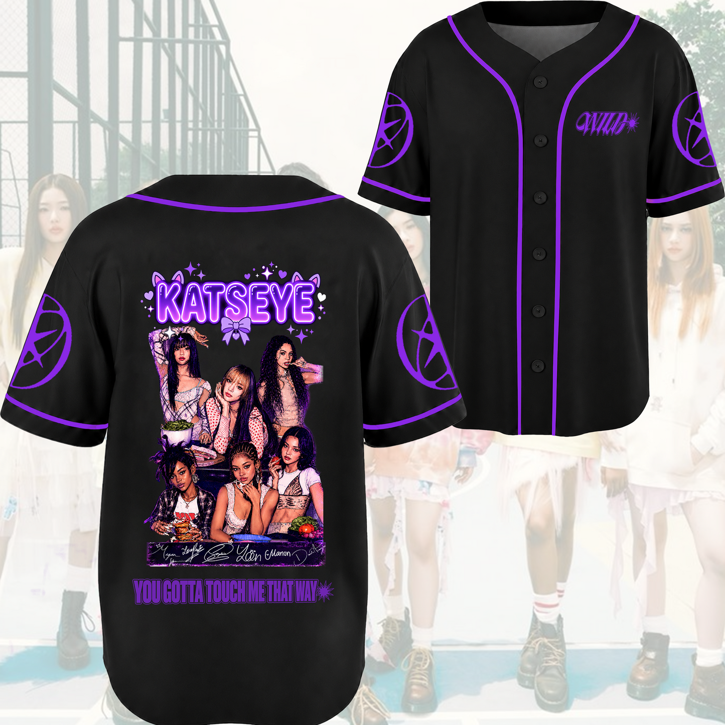 Gotta KATSEYE The Wildworld Tour Baseball Jersey Gift For Fan
