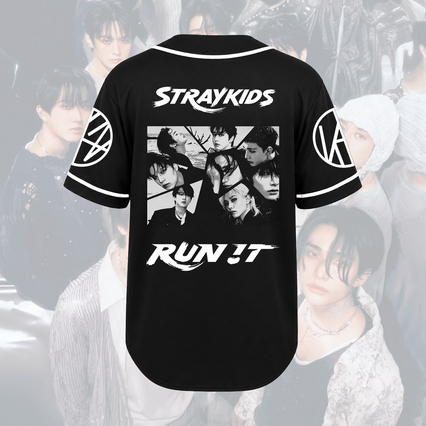 Sleek Run It World Tour Stray Kids Baseball Jersey Stay Gifts