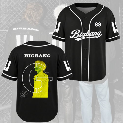 Bigbang Biiig Comeback Special Edition Baseball Jersey Fan Gifts