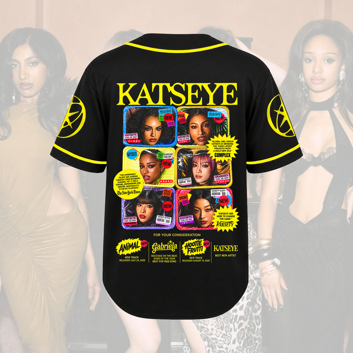 Savage The Wildworld Tour Katseye Retro Baseball Jersey Fanmerch