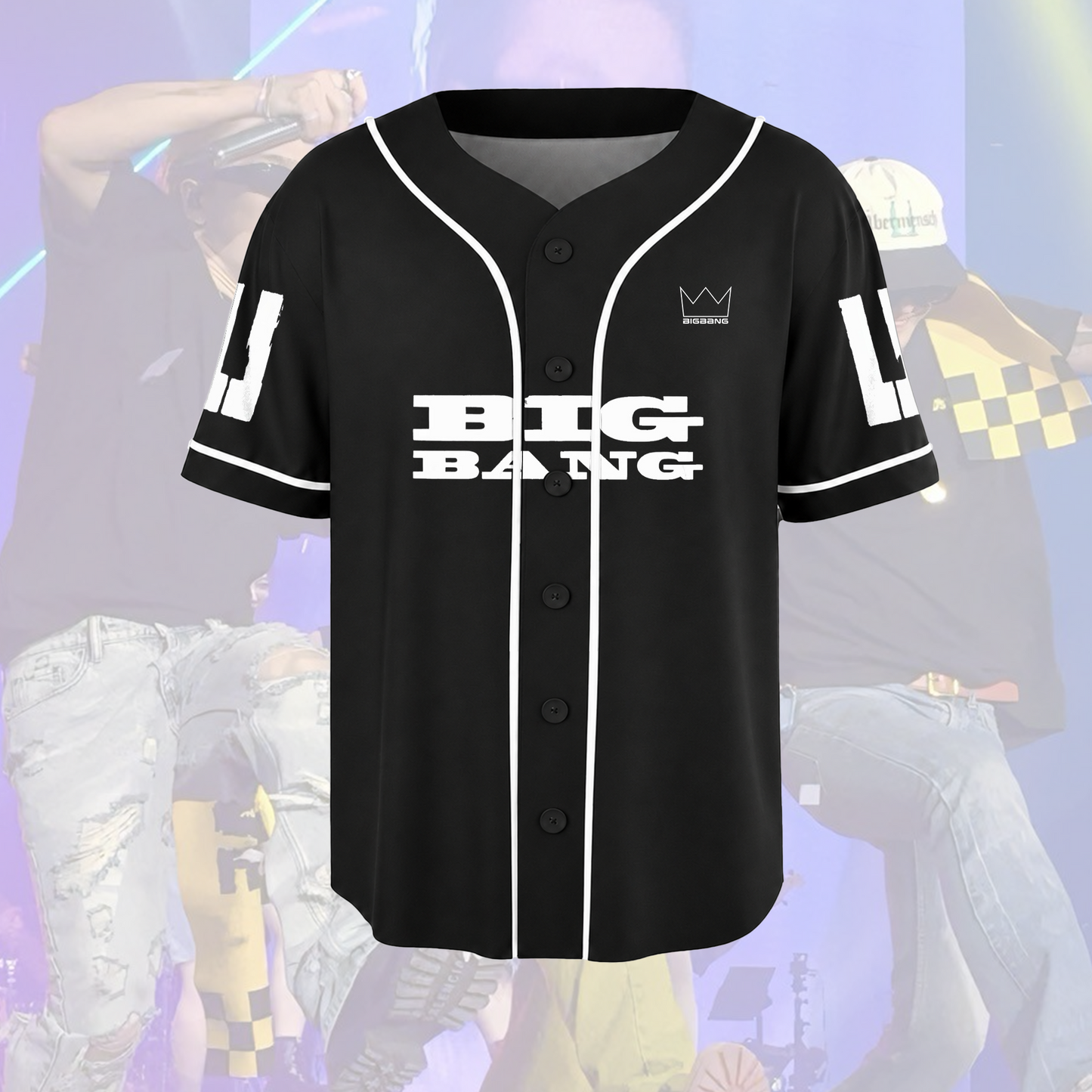 BIGBANG Kpop Concert Stage Style Baseball Jersey Fan Vip Gifts
