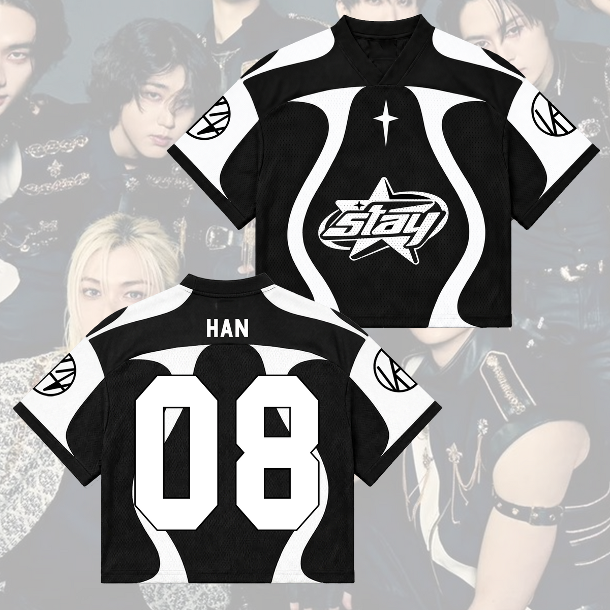 Fiery Stay This That Album  Run It World Tour Mixed Mesh Jersey Gift for Fans