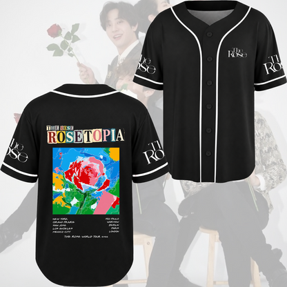 The Rose Map  2026 World Tour Baseball Jersey Gift For Fans