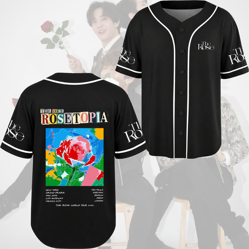 The Rose Map  2026 World Tour Baseball Jersey Gift For Fans