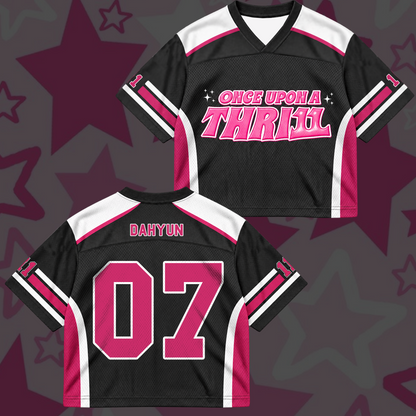 Vibrant TWICE Once Upon A Thr11l 11th Anniversary Cyber Grunge Mix Mesh Jersey For Once