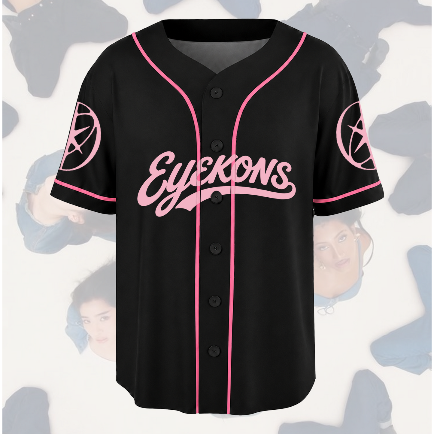 Eyekons Katseye The Wildworld Tour Baseball Jersey Fan Edtion