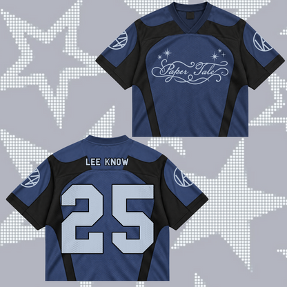 Fierce Paper Tale S.K.Z. Club All Members Futuristic Mixed Mesh Jersey For Stay
