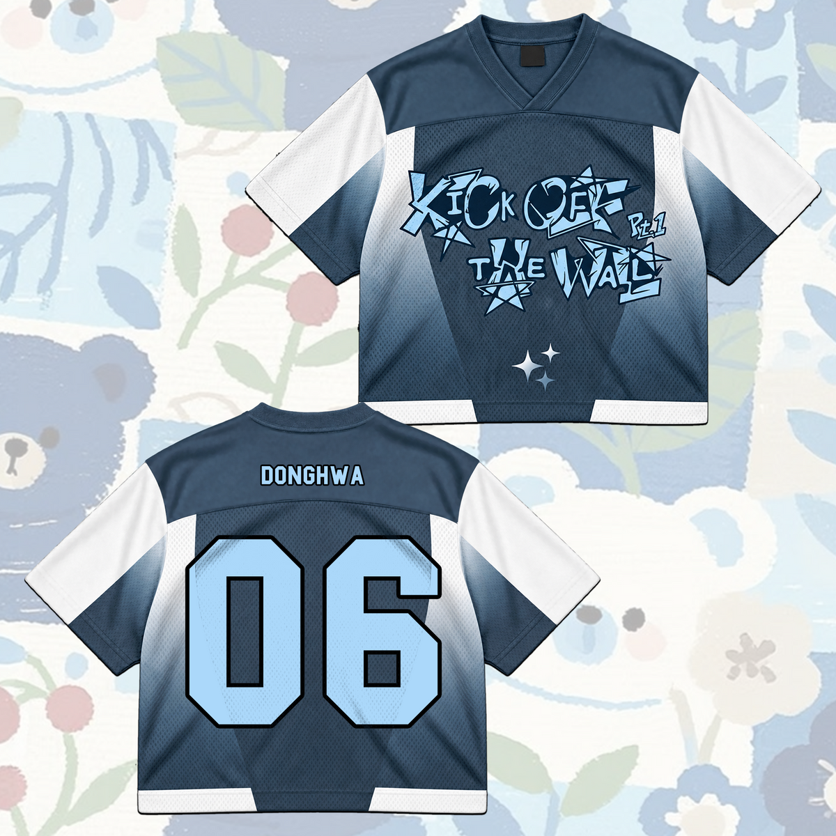 KickFlip Kick Off The Wall Pt 1 Cyberpunk Mixed Mesh Jersey Gift For Fans