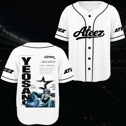 Ateez Golden Hour Teil 5 Albumkonzept Konzert Baseballtrikot Fan-Edition