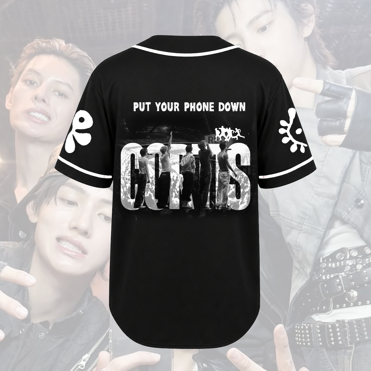CORTIS Retro Streetwear Baseball Jersey Put Your Phone Down Merch Gift For Fans