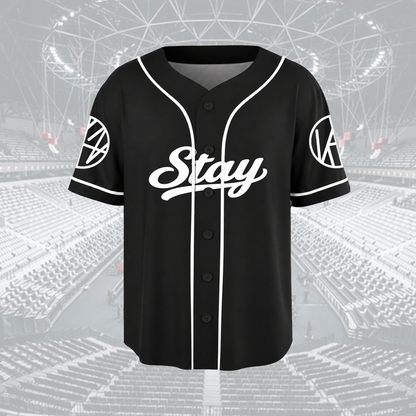 Stray Kids Run It World Tour Baseball-Trikot Edgy Streetwear Geschenk für Fans