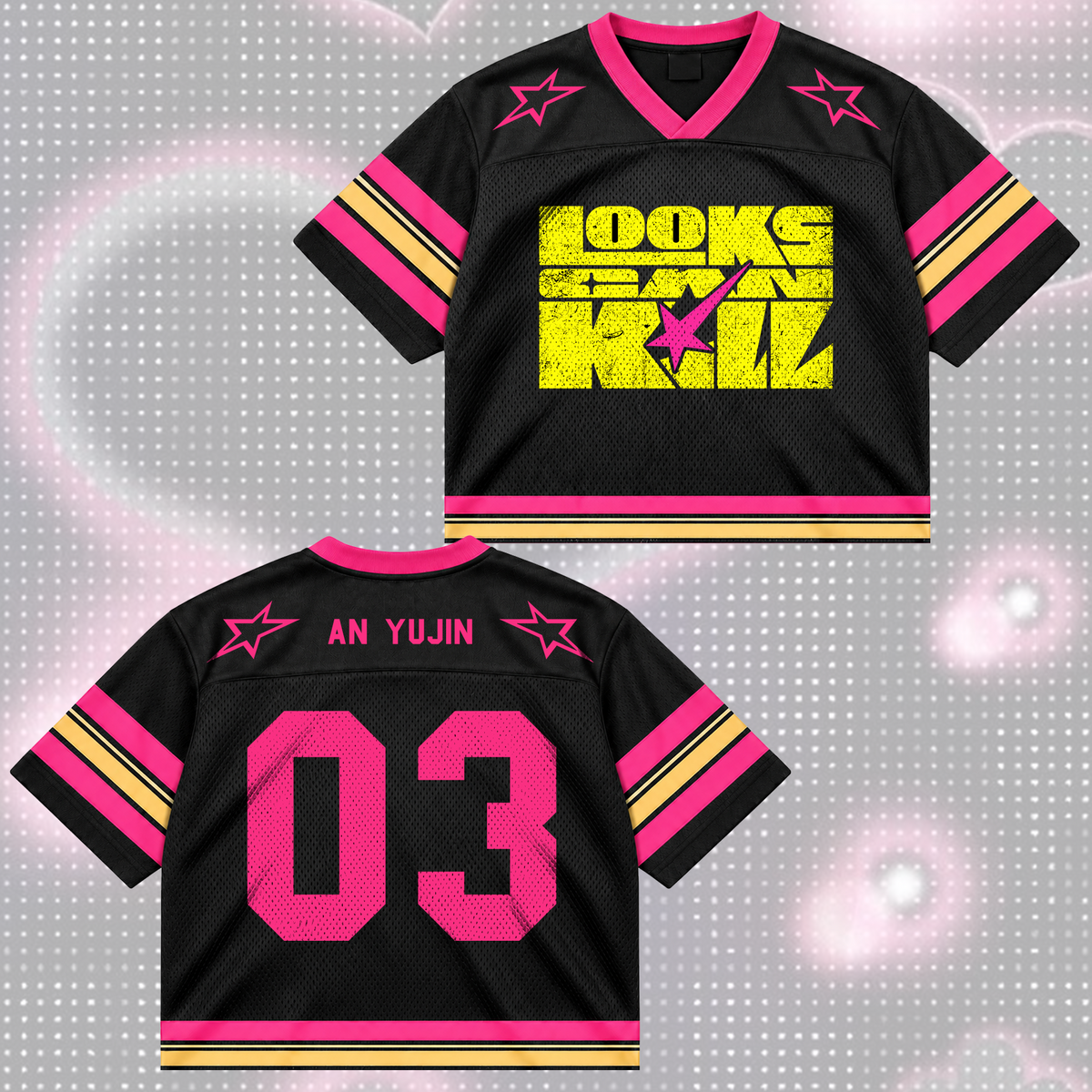 Rebellious Looks Can Kill I.V.E. Club Mixed Mesh Jersey For Dive