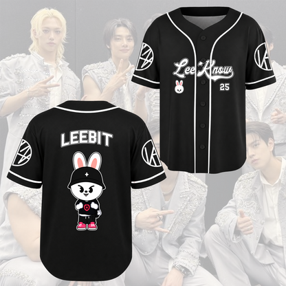 Stray Kids Run It Tour Baseball Jersey Skzoo Concert Gift for STAY