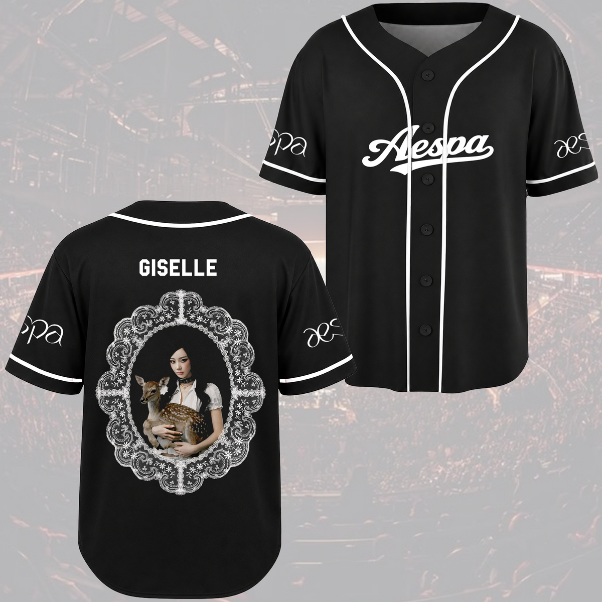Aespa Visual Baseballtrikot 2026 Tour Konzert Outfit Fan-Merch