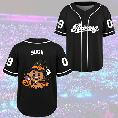 Arirang Army Club All Members Spooky Halloween Baseball Jersey For Bias