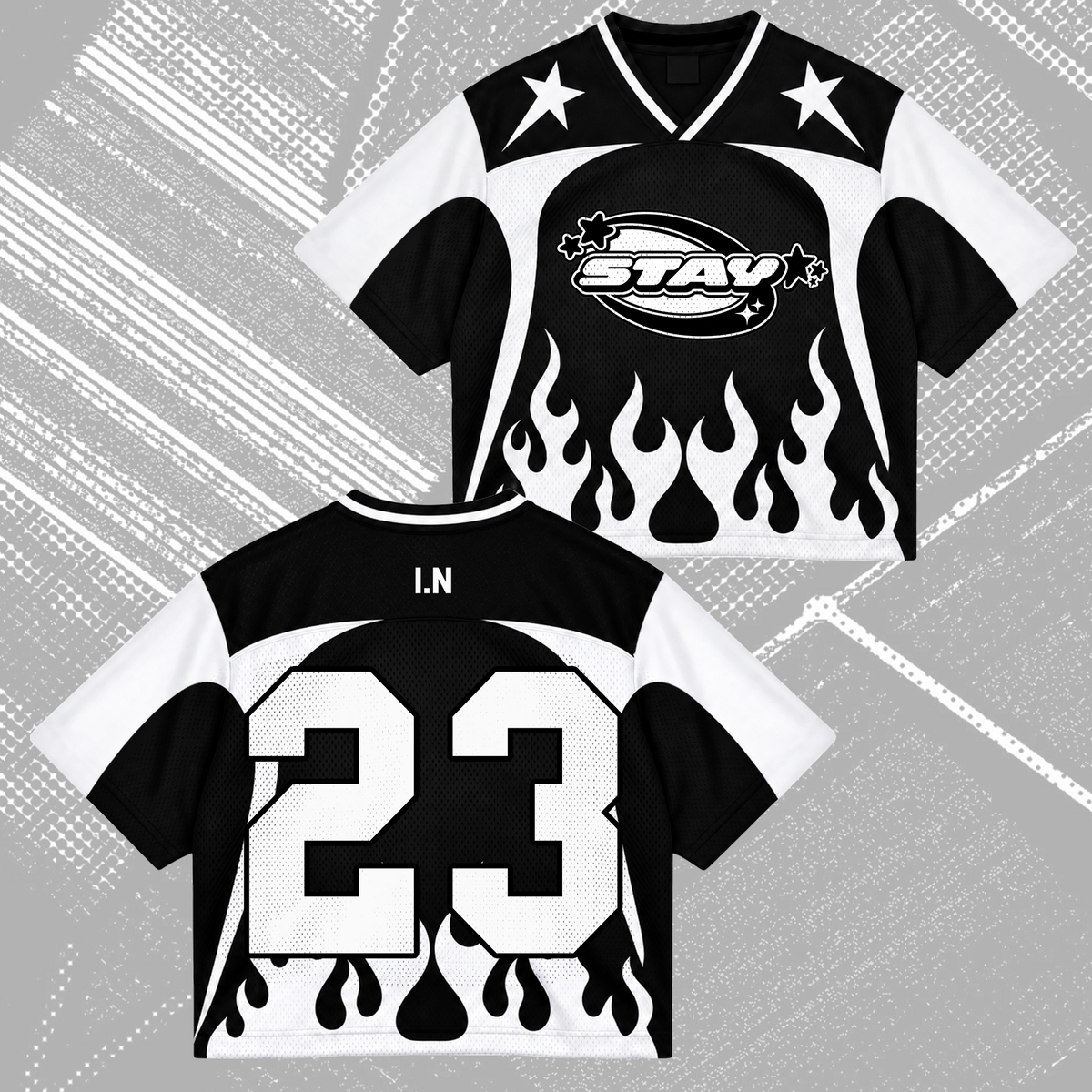 Epic This And That Stay Club All Members Heavy Metal Mixed Mesh Jersey For Stay