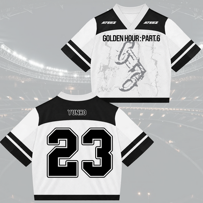 Dramatic Golden Hour Part 6 ATEEZ Mixed Mesh Jersey For Atiny