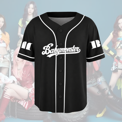 Fascinating The Choom World Tour Babymonster Vintage Baseball Jersey Gift for Fans