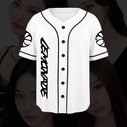 Cute Aespa Lemonade Album Concert Baseball Jersey Gift For Fans
