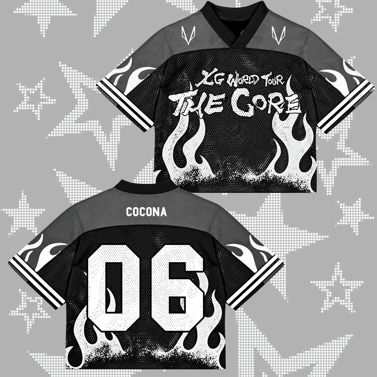 Fierce XG World Tour The Core Mixed Mesh Jersey For Alphaz