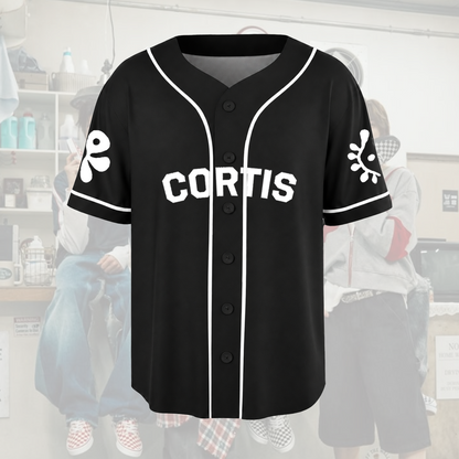 CORTIS Put The Phone Down Baseball Jersey Black Streetwear Kpop Merch Button Down