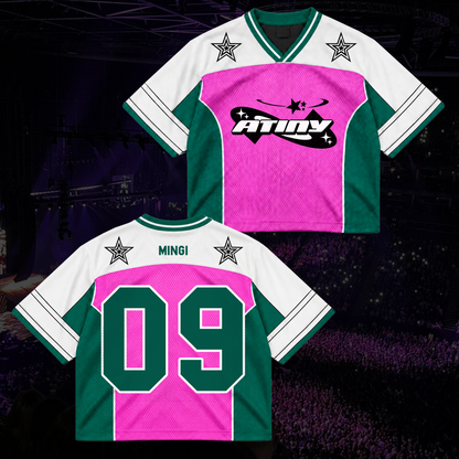 Epic BAD Tinys Club All Members Cyber Grunge Mixed Mesh Jersey For Atiny